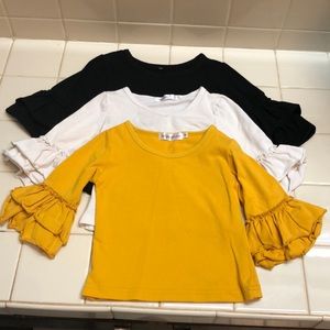 Set of 3 girls undershirts 18 months